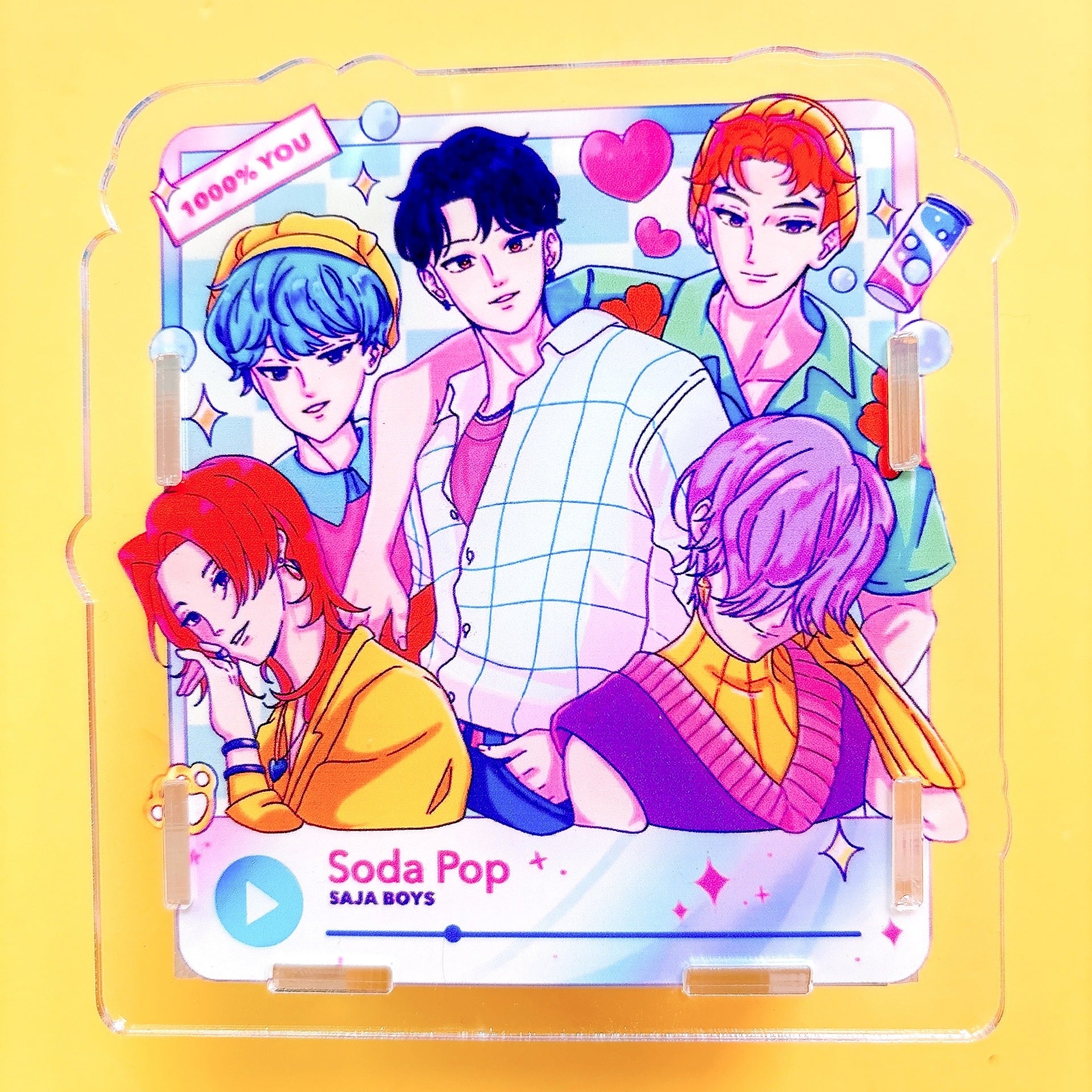 Wholesale New acrylic pen holder pen box 10cm